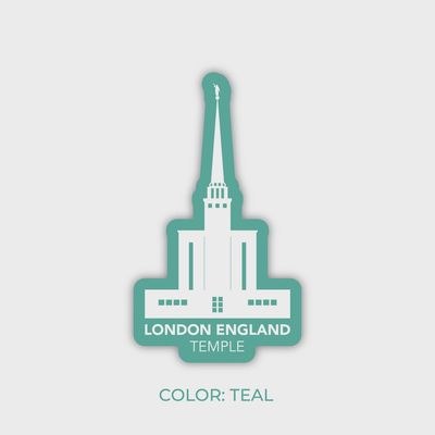 London England Temple Sticker, Lds London England Temple