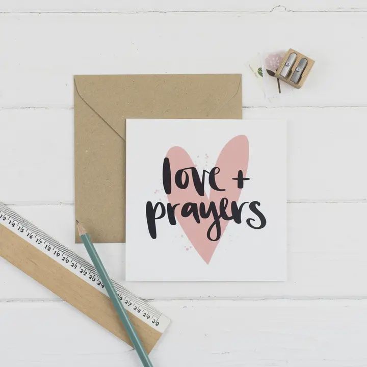 Love and Prayers Card
