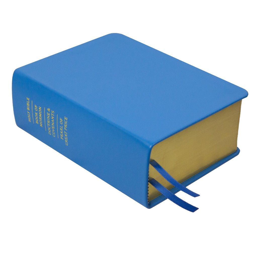 Hand-Bound Leather Quad - Aqua Blue, Size: Regular Size