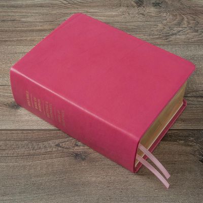 Hand-Bound Leather Quad - Bright Fuchsia