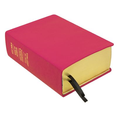 Hand-Bound Leather Quad - Bright Fuchsia