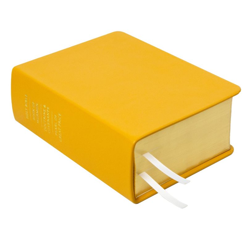 Hand-Bound Leather Quad - Canary Yellow, Size: Regular Size