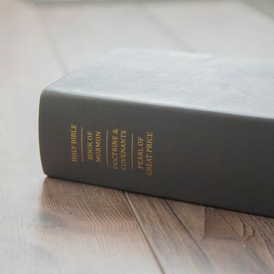 Hand-Bound Leather Quad - Steel Gray