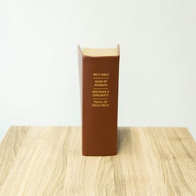 Hand-Bound Genuine Leather Quad - Rustic Brown