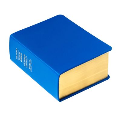Hand-Bound Genuine Leather Quad - Royal Blue