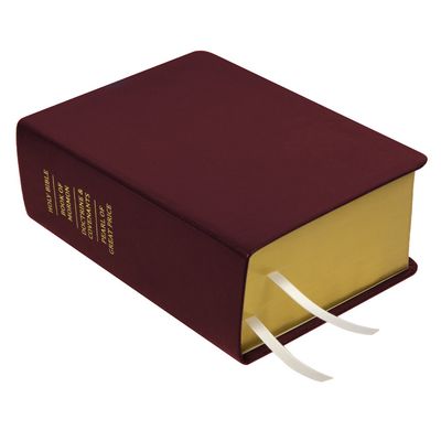 Hand-Bound Genuine Leather Quad - Burgundy