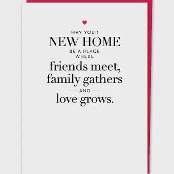 "New Home" Card