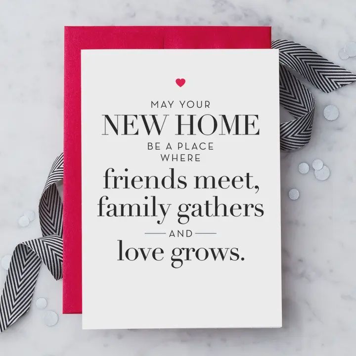 &quot;New Home&quot; Card