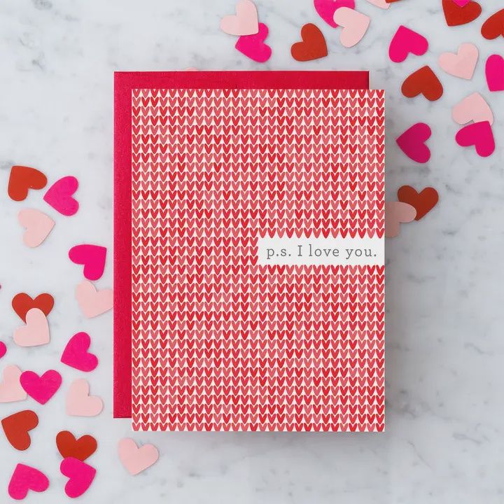 &quot;P.S. I Love You&quot; Greeting Card