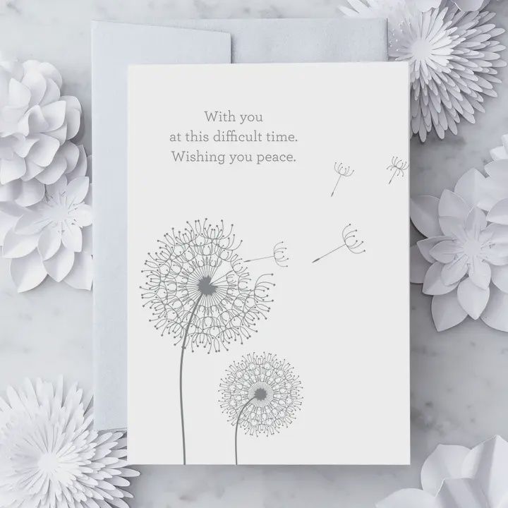 “Sympathy - with You At This Difficult Time&quot; Card