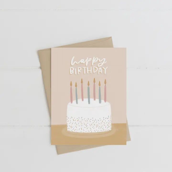 Birthday Cake Birthday Card