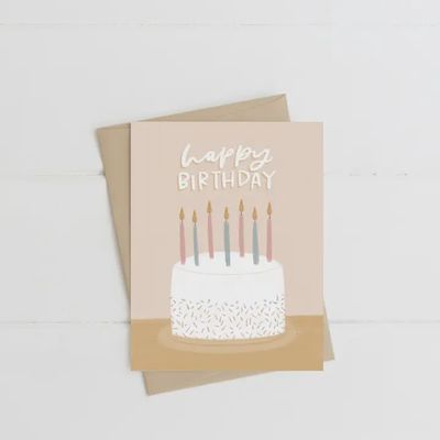 Birthday Cake Birthday Card