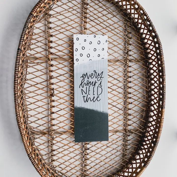 Every Hour I Need Thee Bookmark