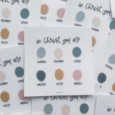Identity in Christ Sticker
