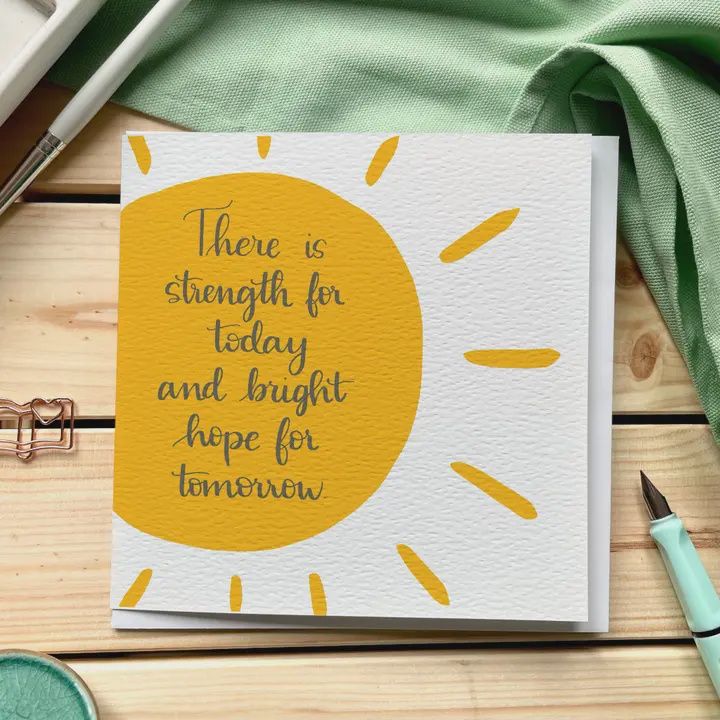 Great Is Thy Faithfulness Christian Encouragement Card