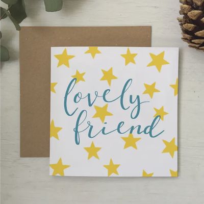 Lovely Friend Square Card