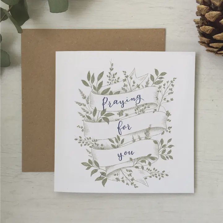 Praying For You Floral Card