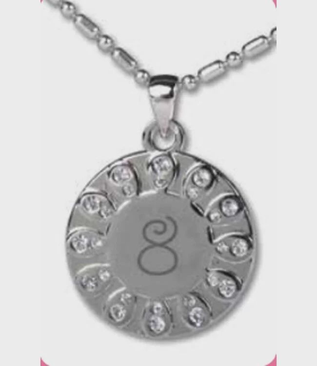 Baptism 8 necklace (White)