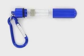 Oil Vial Blue (Carabiner)