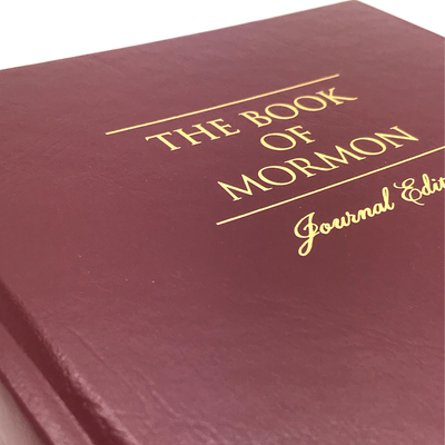 The Book of Mormon, Journal Edition, Red HARDCOVER (No Index)