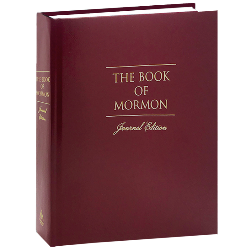 The Book of Mormon, Journal Edition, Red HARDCOVER (No Index)