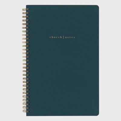 Church Notes Notebook - Navy
