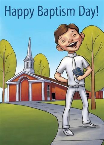Happy Baptism Day Card - Boy