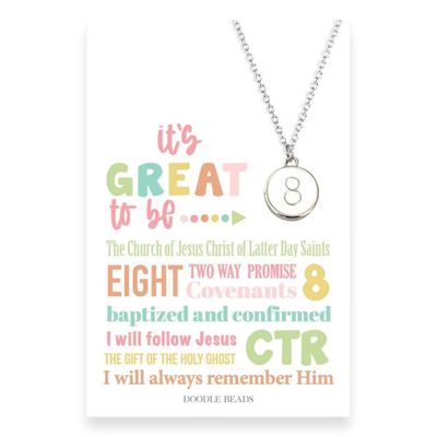 Great to be 8 necklace