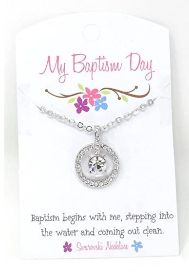 Swarovski Crystal Baptism Necklace