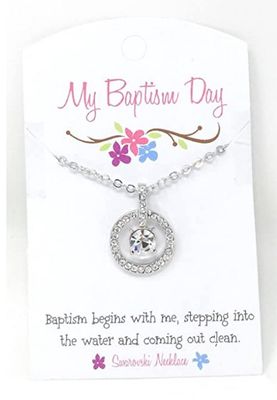 Swarovski Crystal Baptism Necklace