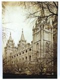 Salt Lake Temple Antique 5&quot; x7&quot; Print, James Reynolds