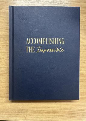 ***PRELOVED/SECOND HAND*** Accomplishing the Impossible: What God Does, What We Can Do Russell M. Nelson (No dust cover)