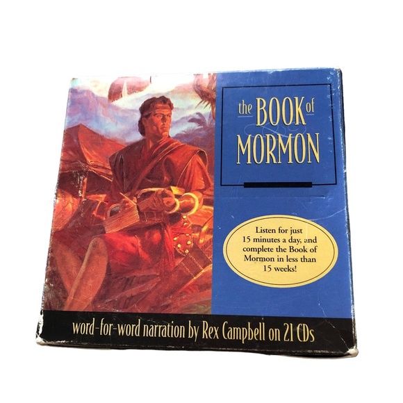 The Book of Mormon on CD-Box Set Word for word narration by Rex Campbell