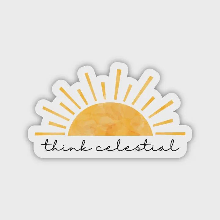 Think Celestial Sticker