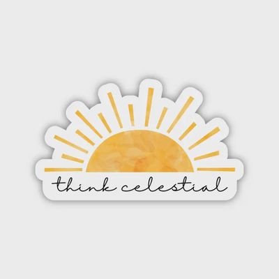 Think Celestial Sticker