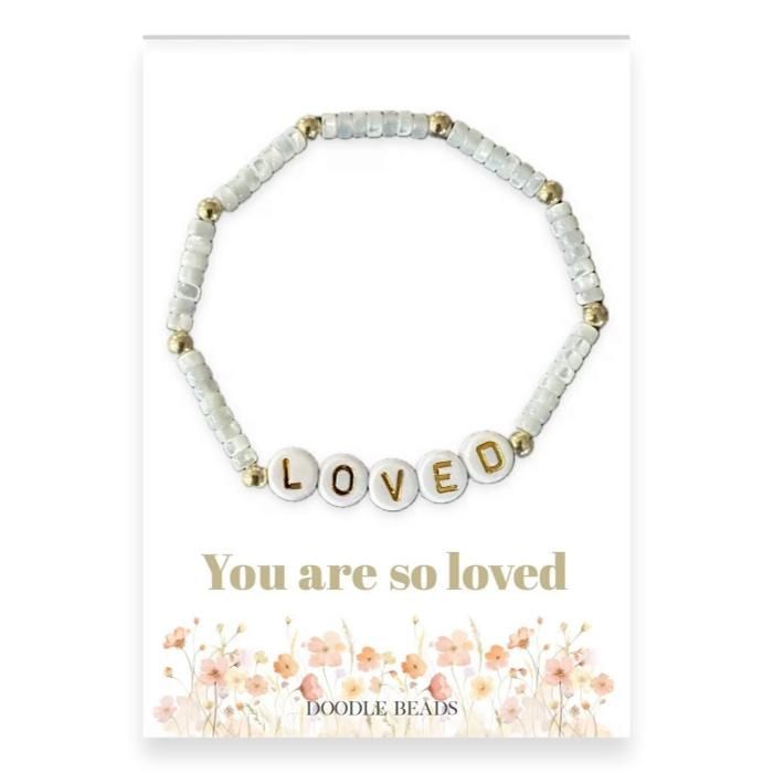 You Are So Loved Beaded Bracelet