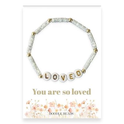 You Are So Loved Beaded Bracelet
