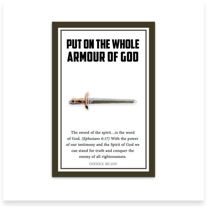 Armour of God Sword Tie Bar