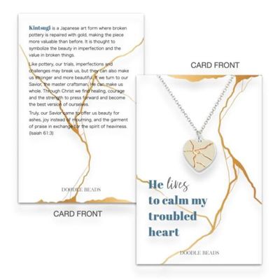 Kintsugi Heart Pendant Necklace