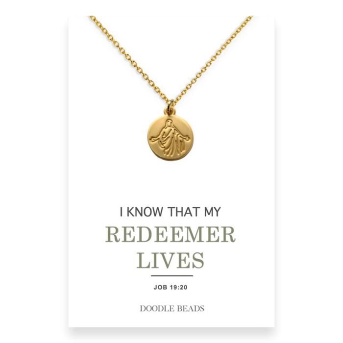 Christus Necklace, I Know That My Redeemer Lives