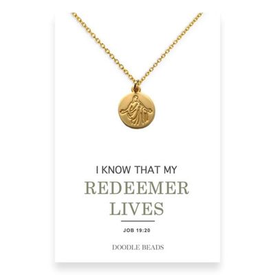 Christus Necklace, I Know That My Redeemer Lives