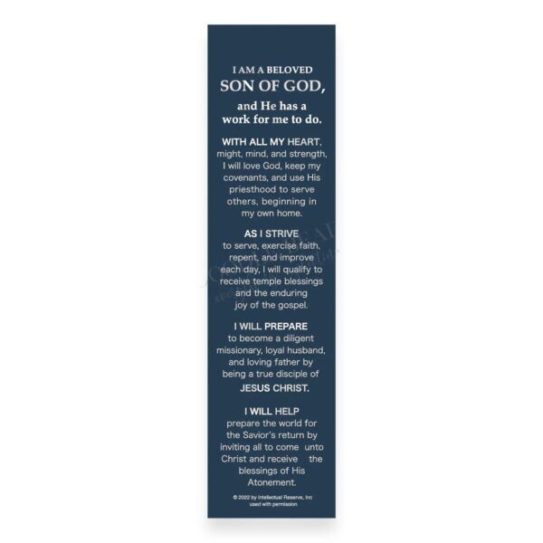Aaronic Priesthood Bookmark