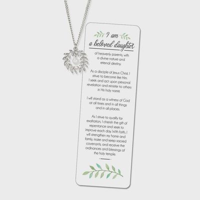 A Beloved Daughter Bookmark &amp; Necklace