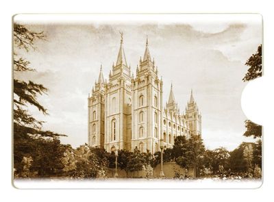 Salt Lake Temple Family Name Holder