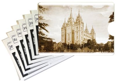 Salt Lake Temple Family Name Holder