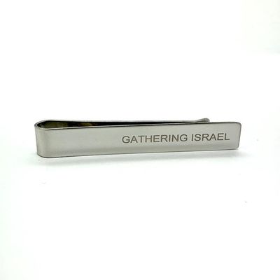 Gathering Israel Tie Bar  Card and Gift