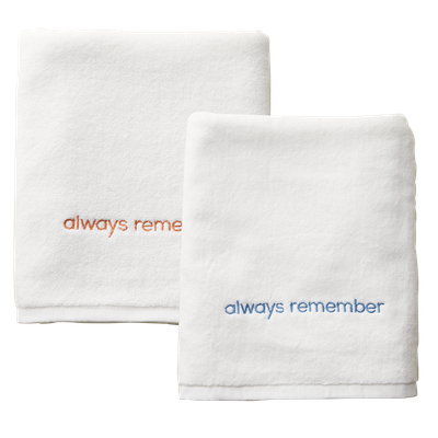 Always Remember Baptism Towel