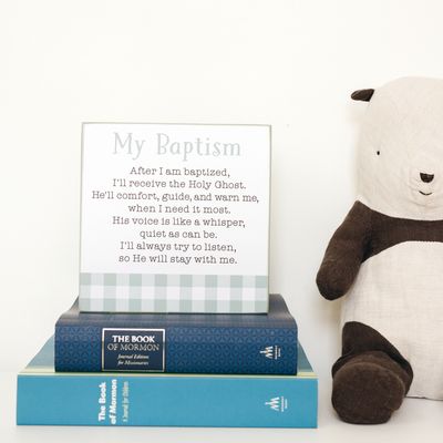 My Baptism (5x5 Plaque)