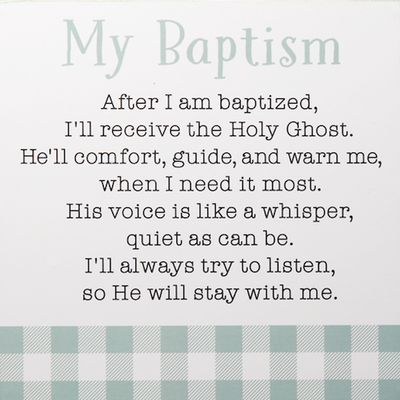 My Baptism (5x5 Plaque)