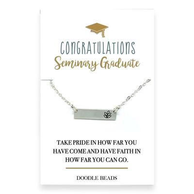 Congratulations Seminary Graduate Necklace